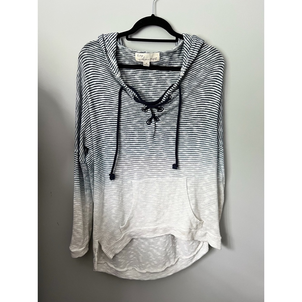Long Sleeve Shirt with Lace Up Detail by Vintage Havana